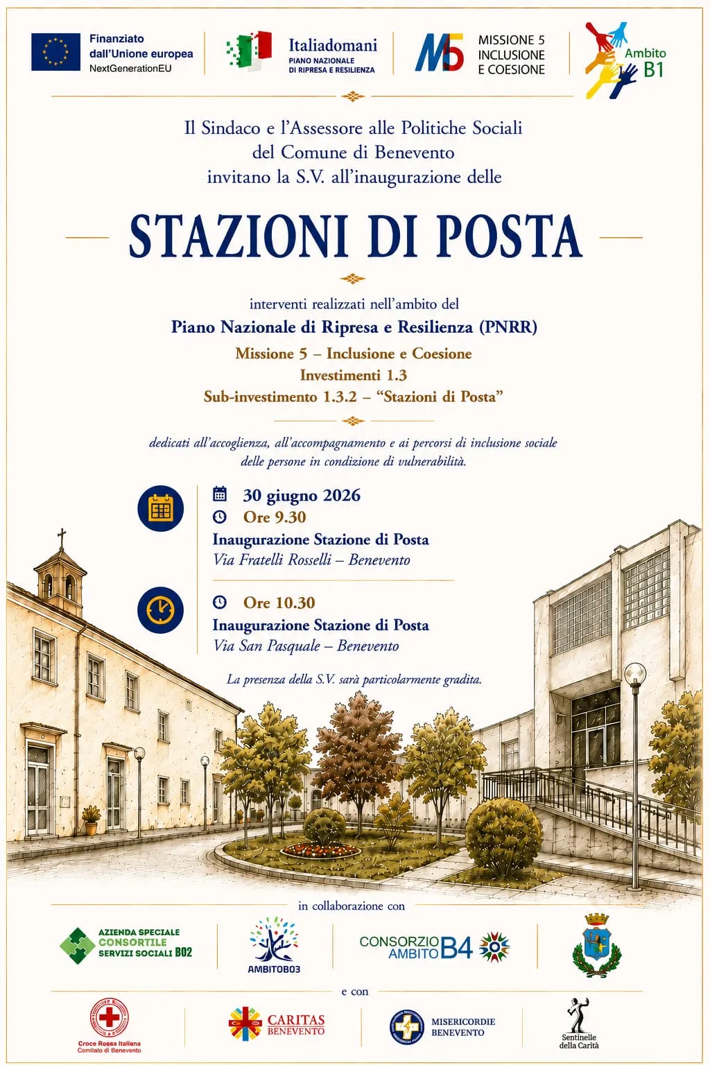 Stazioni di posta, doppia inaugurazione martedì 30 giugno