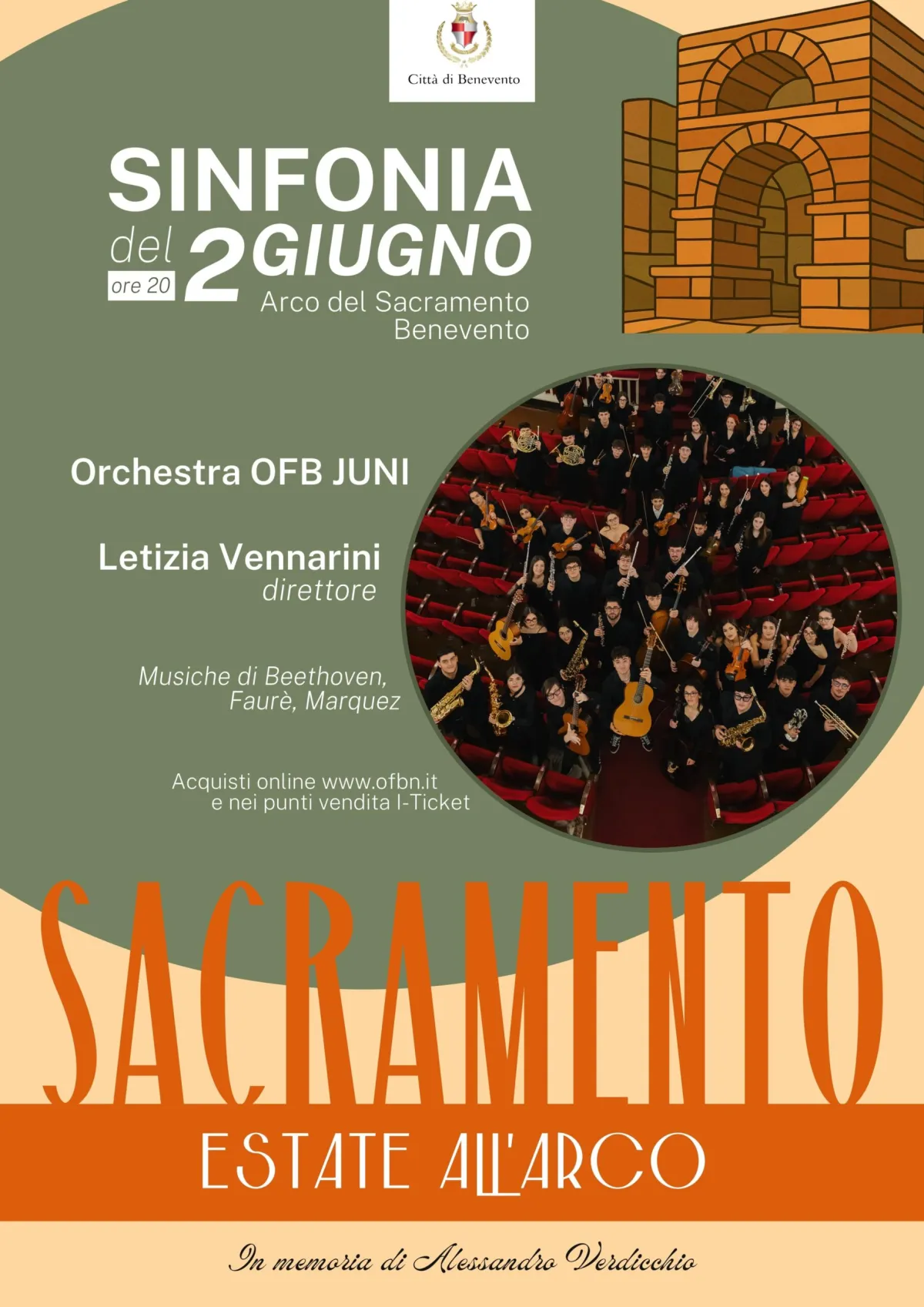 Estate all'Arco apre domani con il concerto Juni della Filarmonica