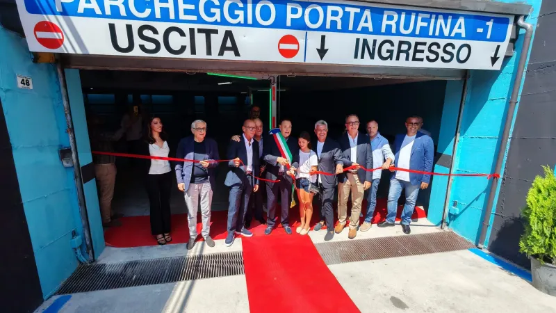 Porta Rufina, riapre il parcheggio: 120 stalli e scavi illuminati