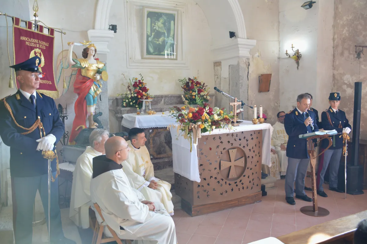 San Michele, messa a Foglianise per la Polizia di Stato