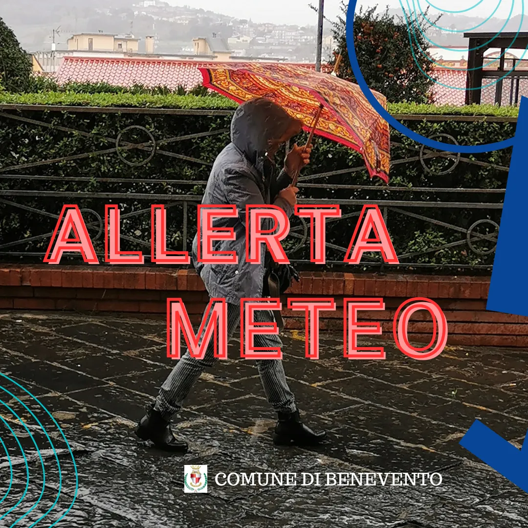 Allerta meteo, domani a Benevento scuole, parchi e cimitero chiusi