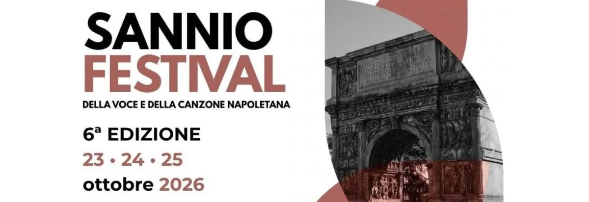 Sannio Festival 2026 della Voce e della Canzone Napoletana a Benevento: programma e ospiti